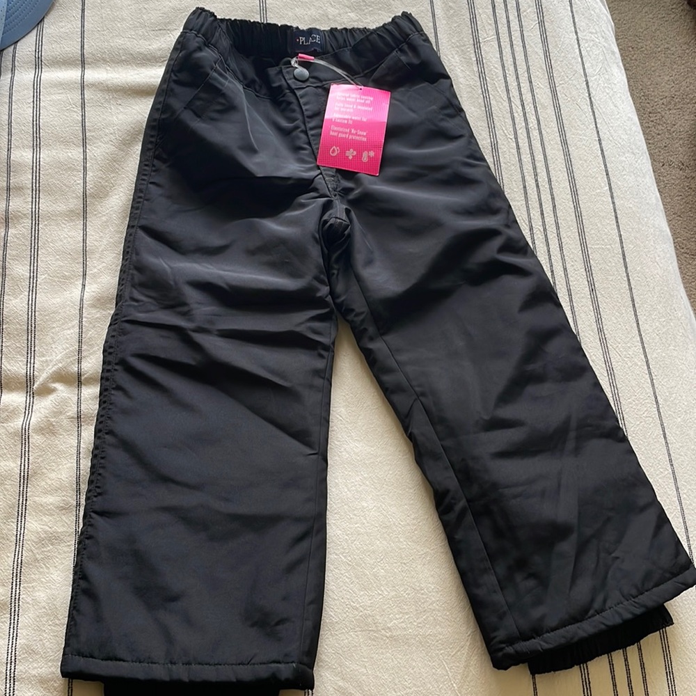 NWT Kids black snow pants